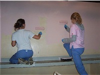 Painting at Bottom Hospital